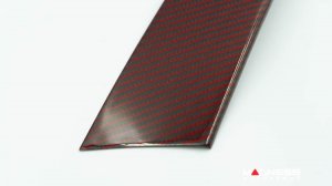 Alfa Romeo Stelvio Exterior Door Pillars - Carbon Fiber - Red Carbon - 4pc Set